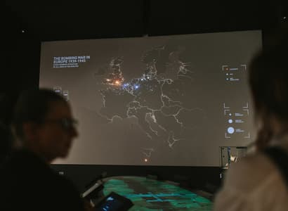 International Bomber Command Centre Display Screen